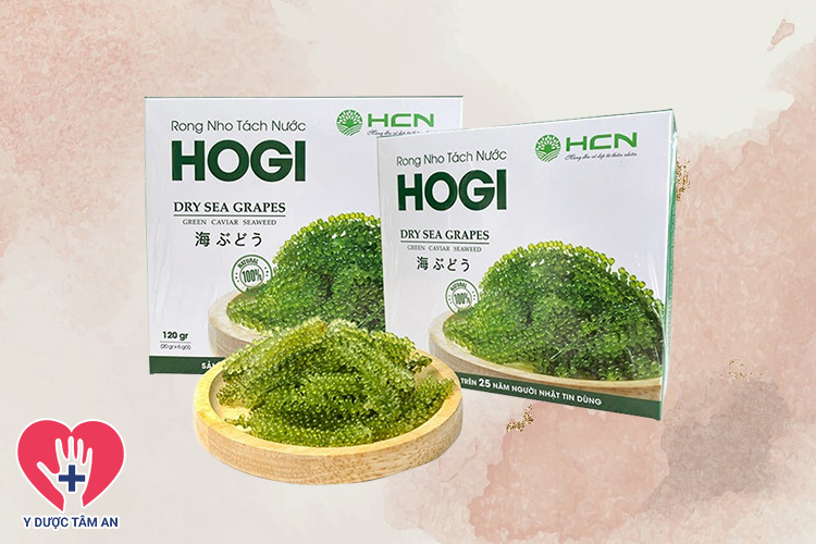 Hình ảnh hộp sản phẩm Rong nho Hogi