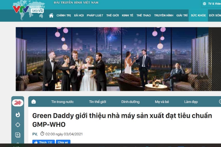 VTV News đưa tin về Green Daddy