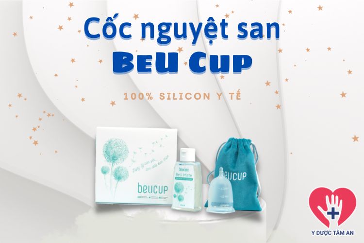 cốc nguyệt san BeU Cup silicon y tế