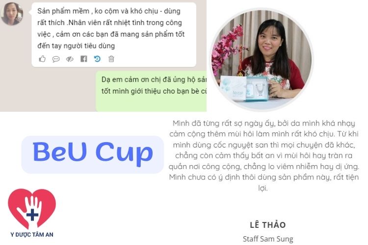 review sử dụng cốc nguyệt san BeU Cup